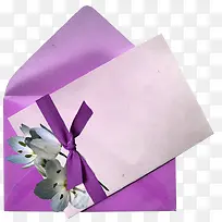 紫色信封