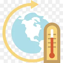 全球变暖设计图标