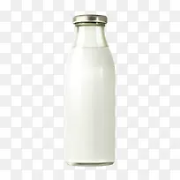 玻璃瓶装的牛奶