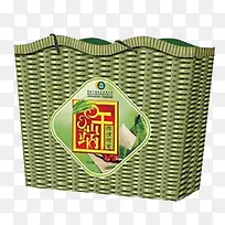 绿色竹编礼盒