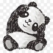 卡通小熊猫