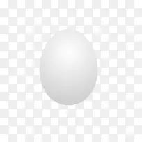 手绘卡通白色的鸡蛋