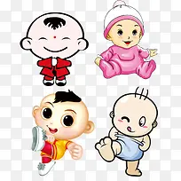 4款可爱小孩