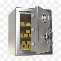 打开的保险箱