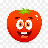 卡通西红柿表情设计