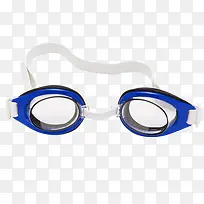 蓝色防水眼镜高清图片