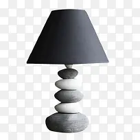 个性石头造型台灯