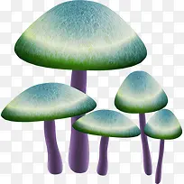 卡通彩绘蘑菇