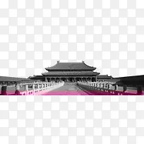 黑白北京故宫
