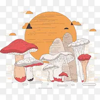 彩绘蘑菇