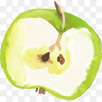 手绘青苹果