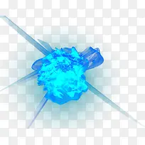 科技元素科技图案 蓝色炫酷光束