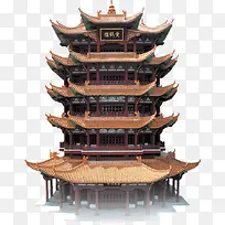 高大的黄鹤楼