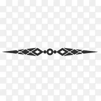 菱角简约中式古典花纹分割线