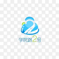 学院路2号竖版LOGO