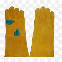 黄色电焊手套