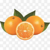 橙子水果海报图片