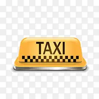 黄色出租车车顶灯