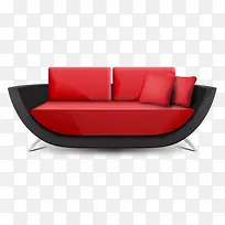 时尚红色沙发座椅