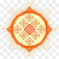 太阳图案