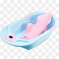 蓝粉色儿童沐浴盆