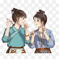 姐妹对唱