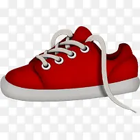 红色漂亮休闲鞋