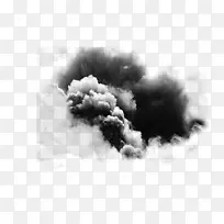 云朵形状创意油烟机烟雾