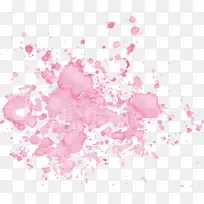 水粉色痕迹
