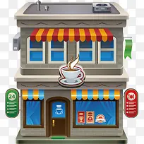 卡通咖啡屋