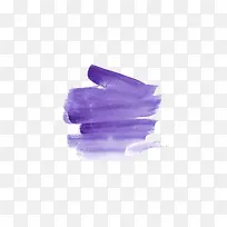 紫色笔刷墨水