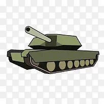 坦克游戏psd素材插画矢量