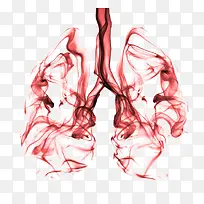 高清烟雾肺部图片
