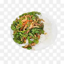 青椒肉丝 大盘小炒肉 盖码饭