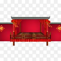 中国风古代舞台素材