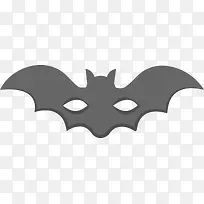 灰色蝙蝠面具