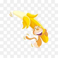 抱香蕉的猴子