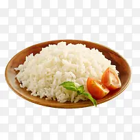 一碟白米饭