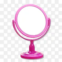 粉红色边框圆镜