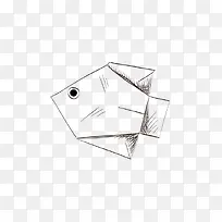 矢量 卡通 折纸鱼