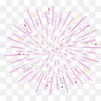 紫色烟花绽放效果