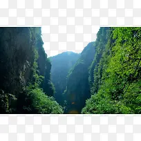 唯美太行山大峡谷风景图
