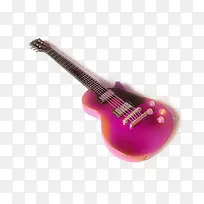 粉红色电吉他