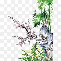 梅花绿色