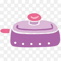 紫色的锅