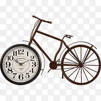 创意时钟自行车摆件