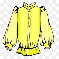 黄色女性衣服