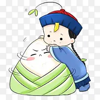 吃粽子的小僵尸