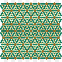 矢量三角型方联图案背景