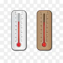 简约温度计设计矢量素材